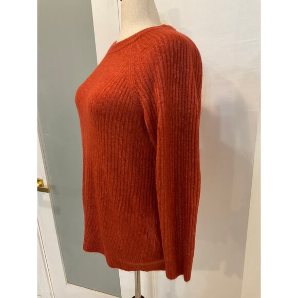 NWT Vero Moda Burnt Orange Leroya Crew Neck Pullover Sweater  Size XL - Picture 5 of 15